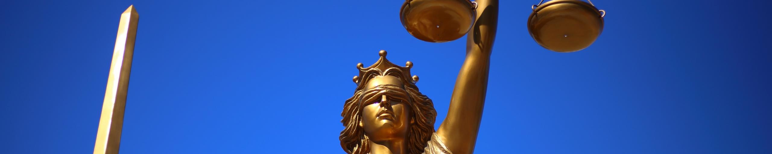 Standbeeld vrouwe Justitia